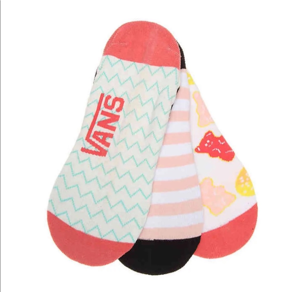 VANS 3-pair women’s No-Show Liners shoe size 7-10 - Picture 2 of 7